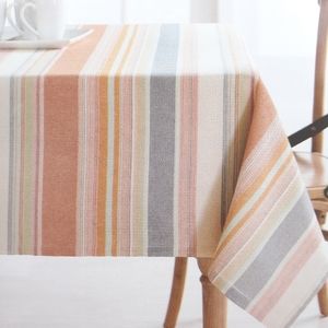 Food Network Fabric Tablecloth Stripe 60x84